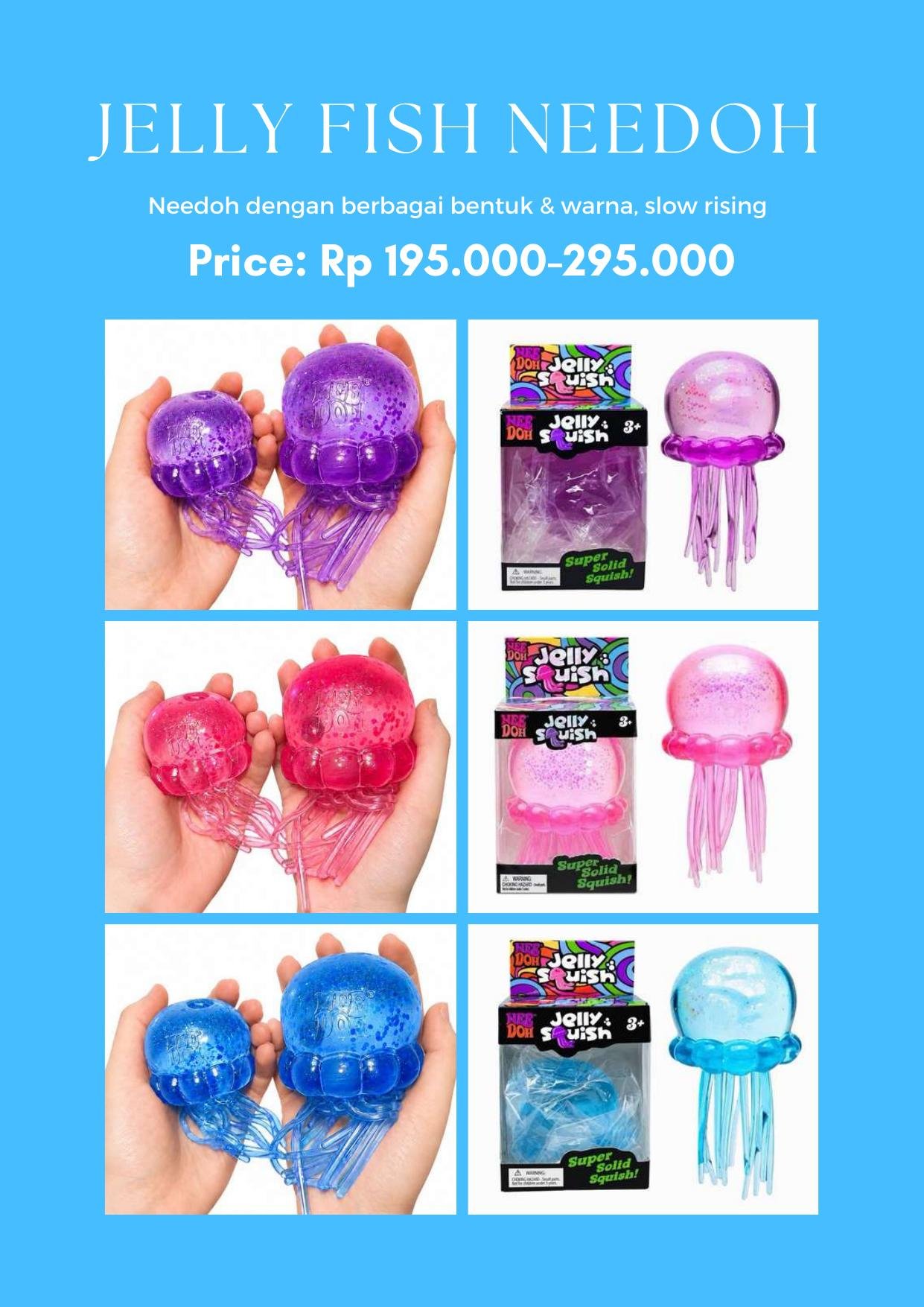 Jelly Fish NeeDoh Rubixa
